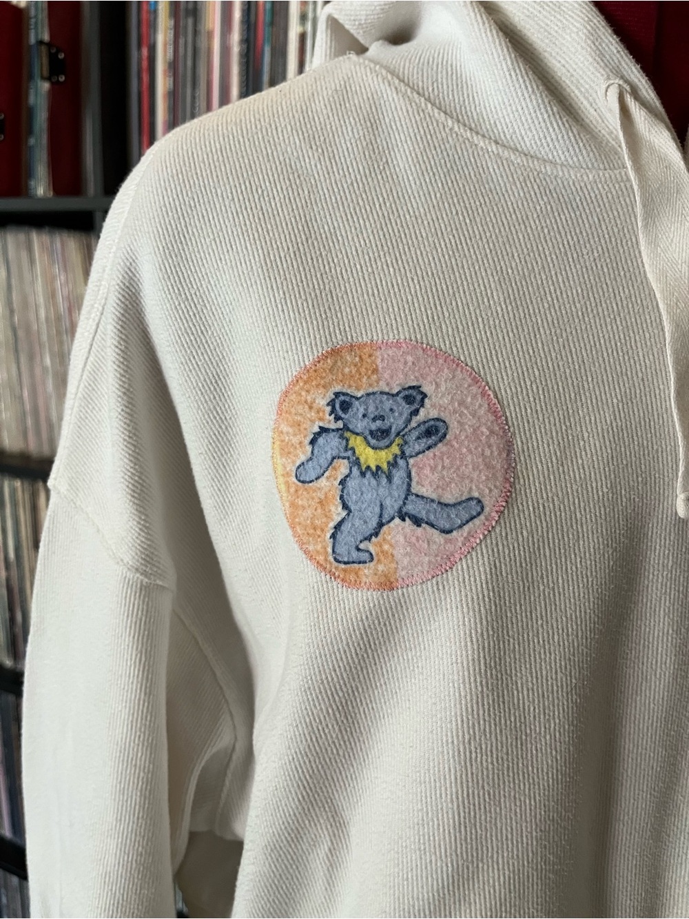 Dancing bear cropped hoodie grateful company dead - Picture 3 of 7